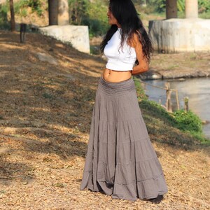 Long Skirt / Maxi Skirt / Long Boho Skirt /full Cotton Skirt / - Etsy
