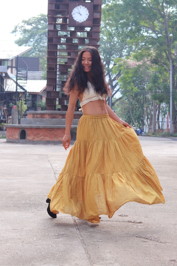 Long Skirt / Long Boho Skirt / Maxi Skirt / Full Length Skirt - Etsy