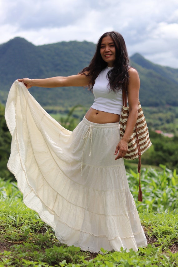 boho skirt maxi