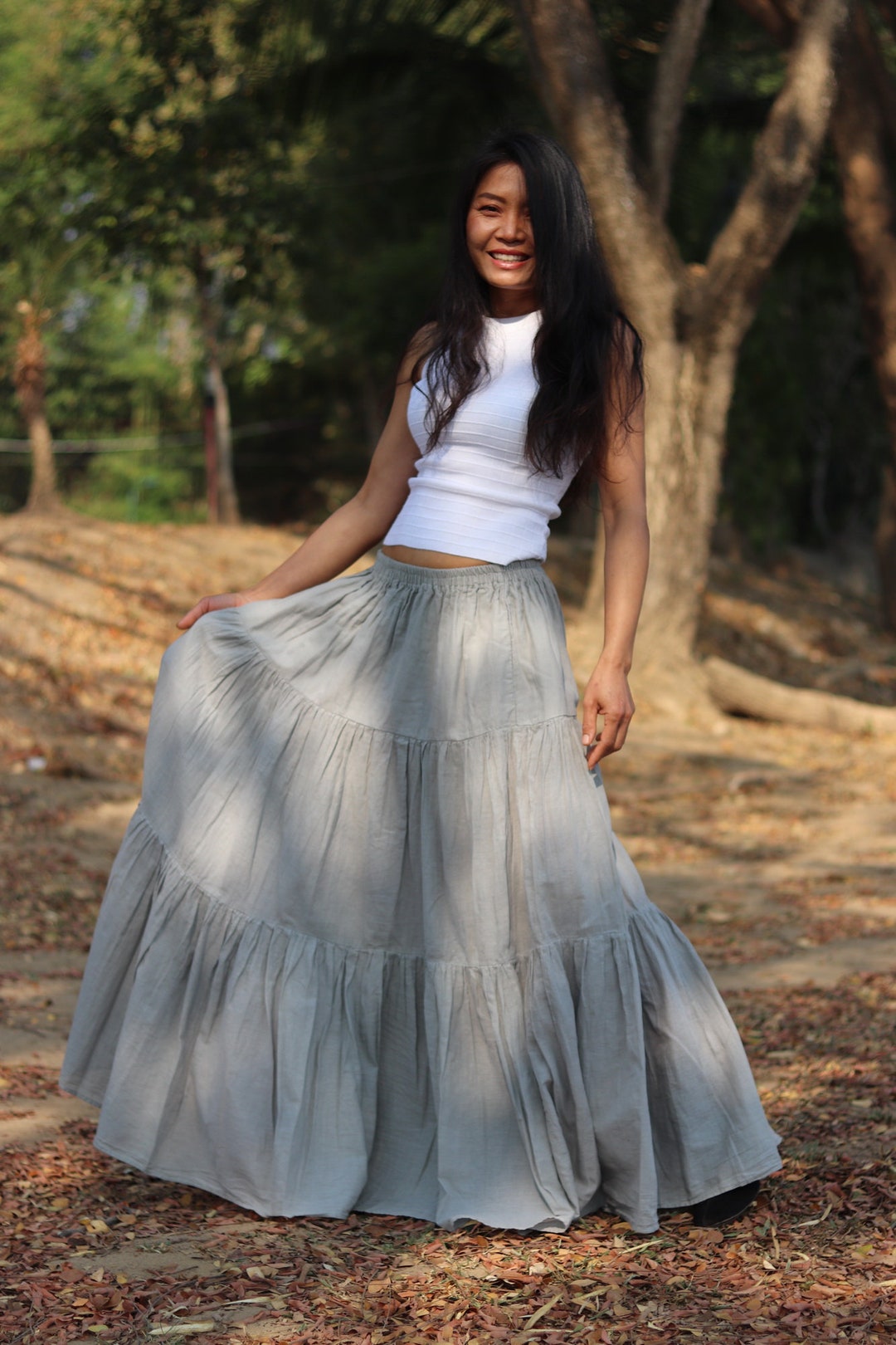 Long Skirt / Long Boho Skirt / Maxi Skirt / Full Length Skirt - Etsy