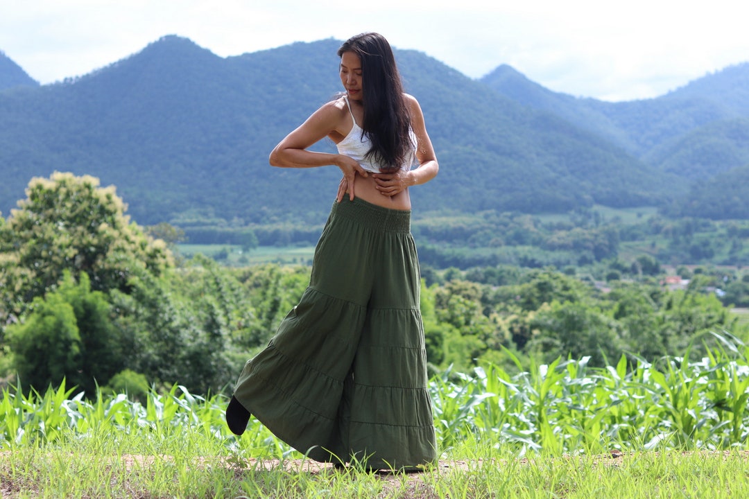 Wide Leg Pants / Palazzo Pants /bell Bottom Pants / Flared