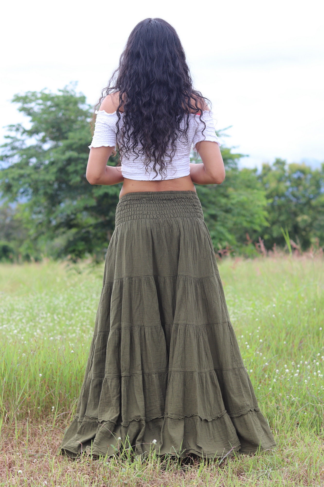 Long Skirt / Maxi Skirt / Long Boho Skirt / Full Length Skirt | Etsy