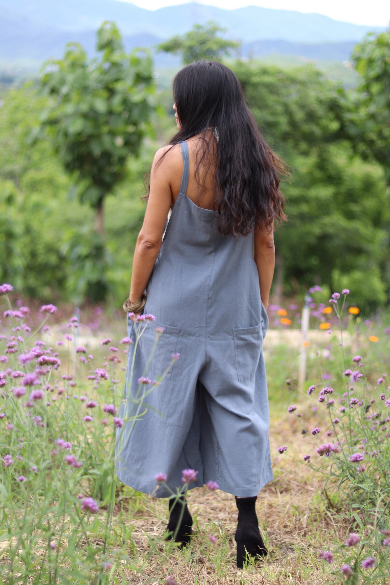 Jumpsuit / Dungarees / Boho Dungarees / Jumpsuit Plus Size Etsy