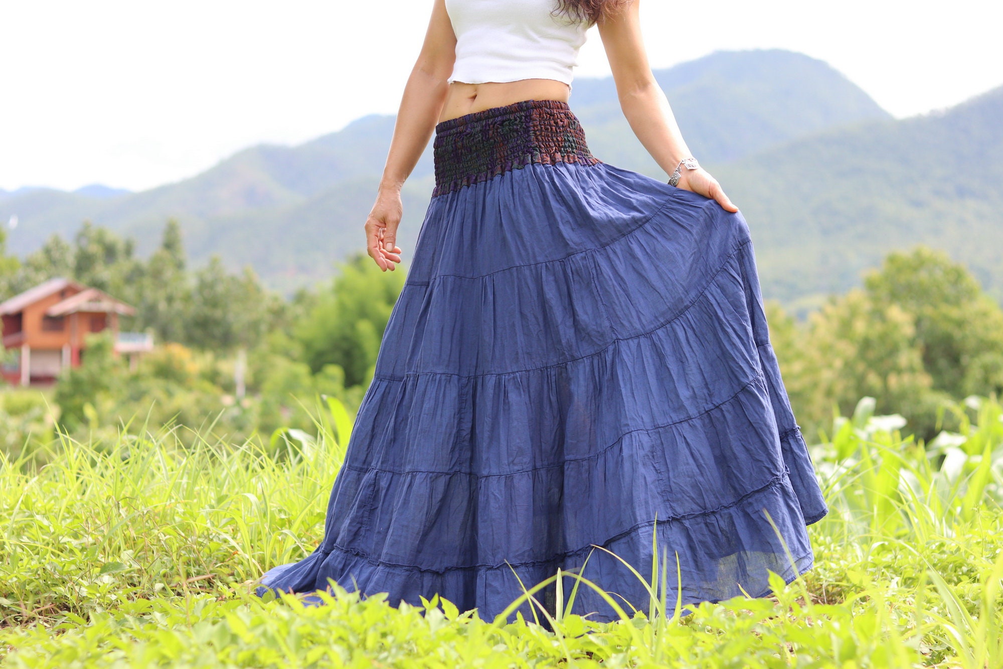 Long Skirt / Maxi Skirt / Long Boho Skirt / Full Length Skirt | Etsy