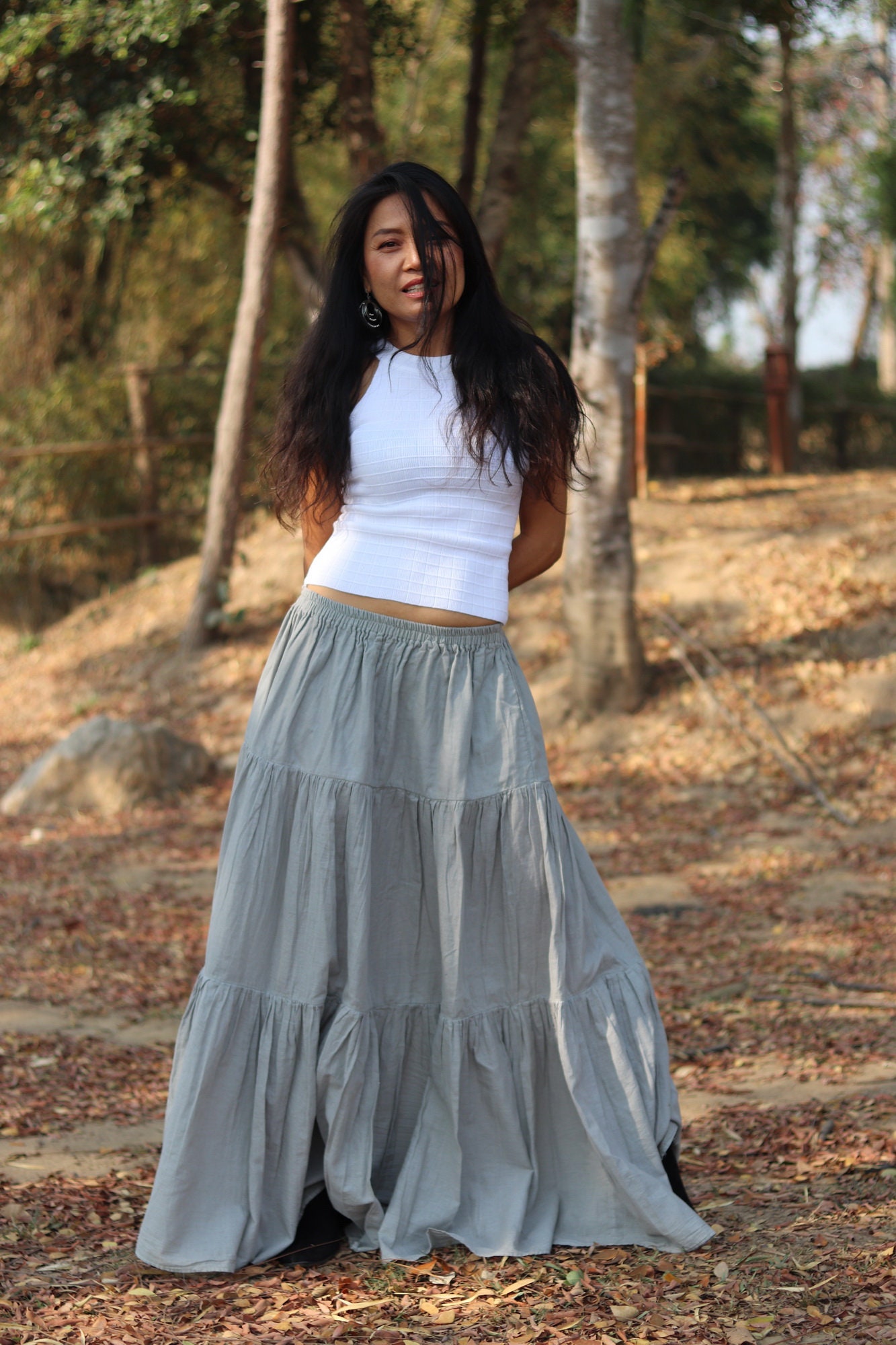 Long Skirt / Long Boho Skirt / Maxi Skirt / Full Length Skirt | Etsy
