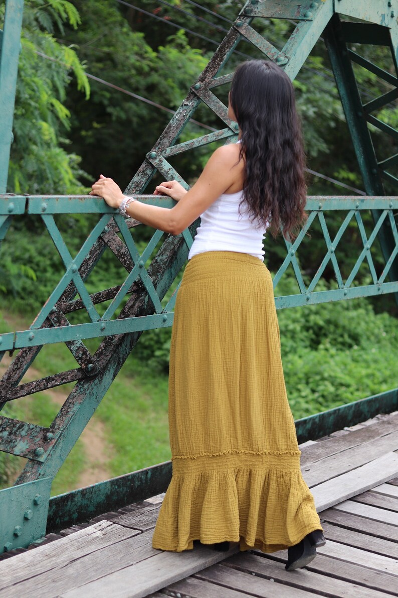 Long Skirt / Boho Skirt / Maxi Skirt /full Length Skirt / Etsy