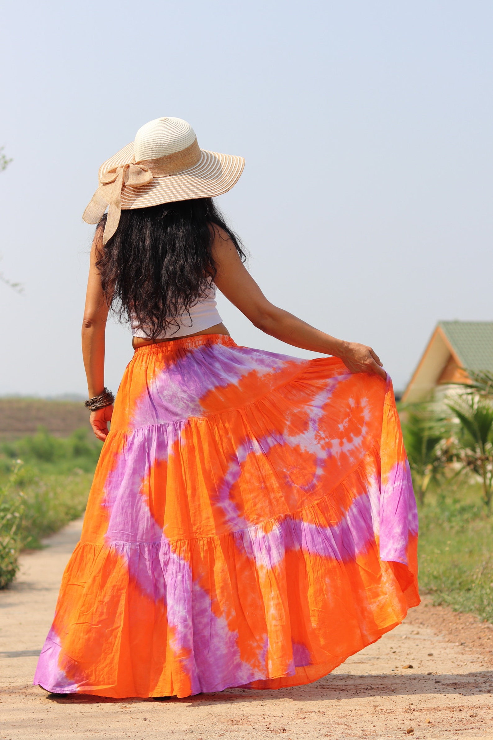Boho Skirt / Maxi Skirt / Maxi Boho Skirt /modest Skirt / Etsy