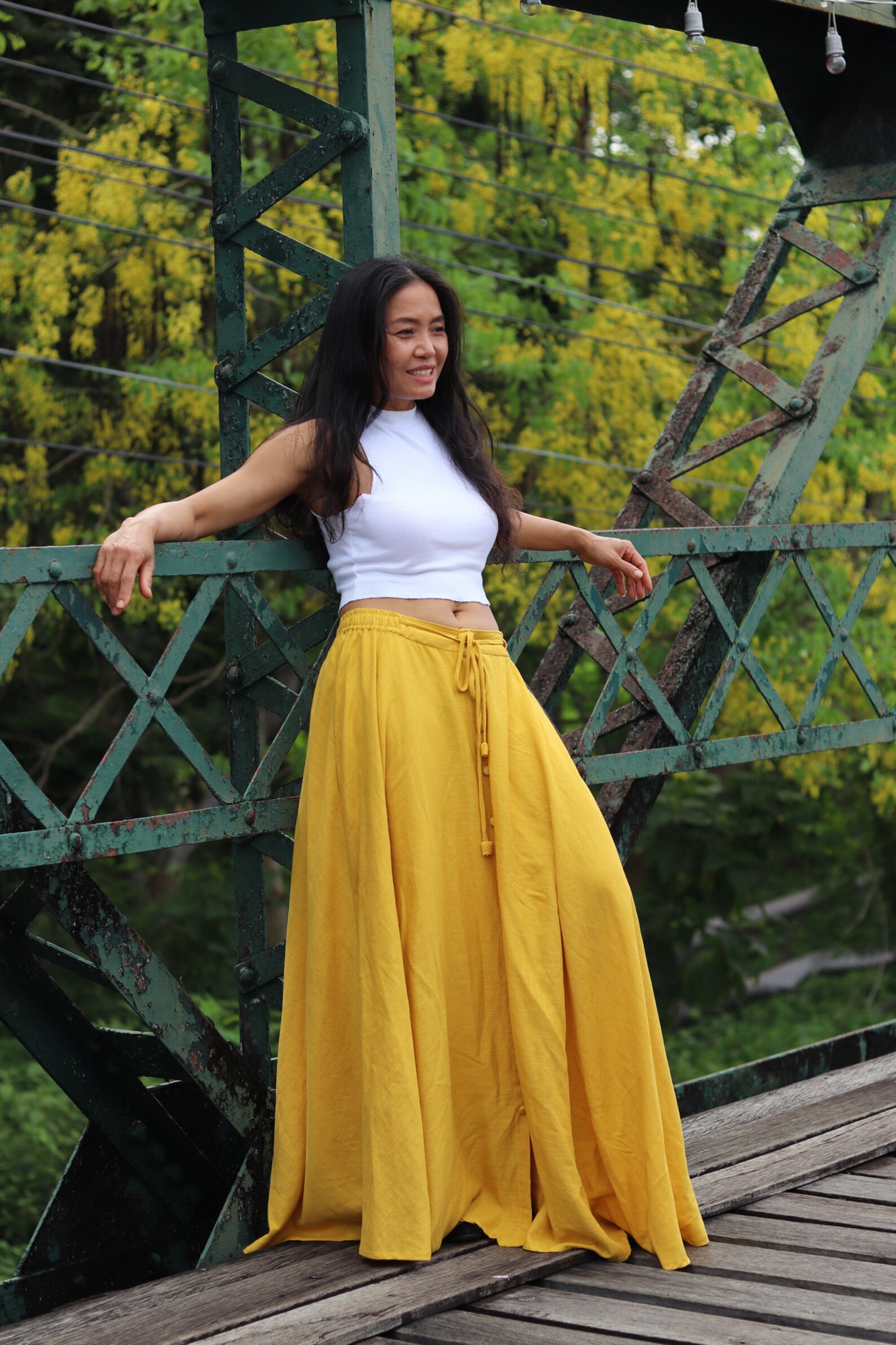 Maxi Skirt / Long Skirt / Boho Skirt / Modest Skirt / Boho Etsy