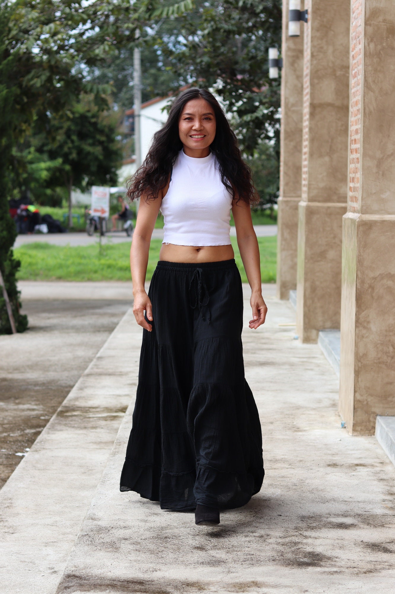 Black Maxi Skirt Etsy Canada