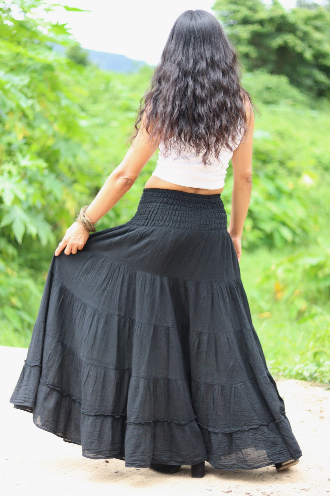 Long Skirt / Maxi Skirt / Long Boho Skirt / Full Length Skirt Etsy UK