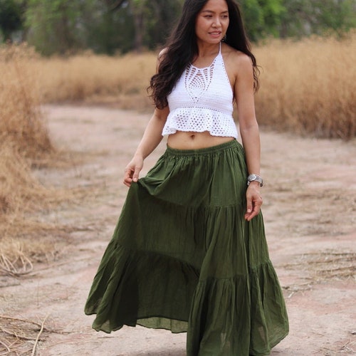 Long Skirt / Maxi Skirt / Long Boho Skirt / Full Length Skirt - Etsy Canada