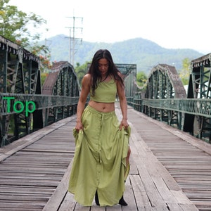Cotton tall maxi online skirt