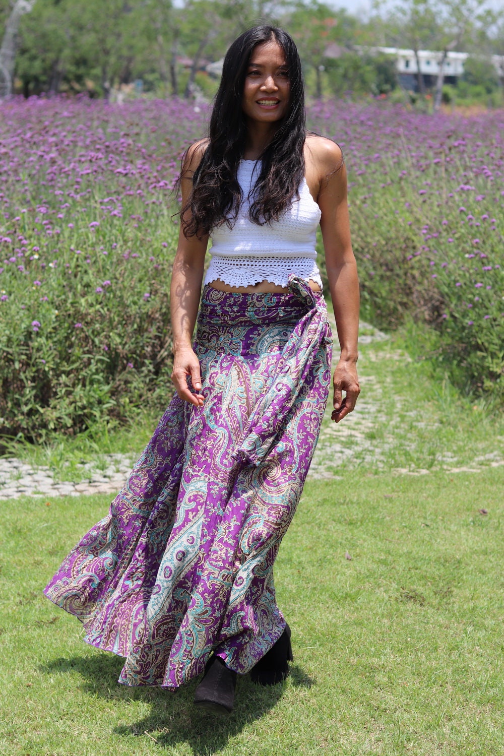long skirt with shirt 6 inch