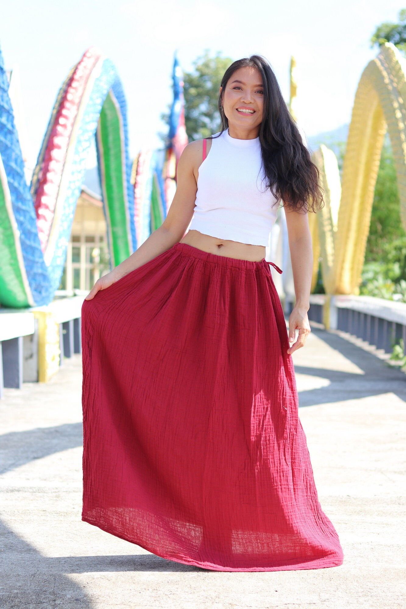 Long Skirt / Long Boho Skirt / Maxi Skirt/ Modest Skirt /Color | Etsy