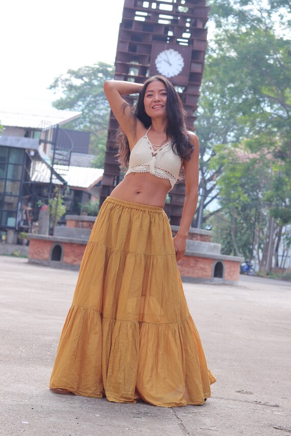 Long Skirt / Long Boho Skirt / Maxi Skirt / Full Length Skirt - Etsy