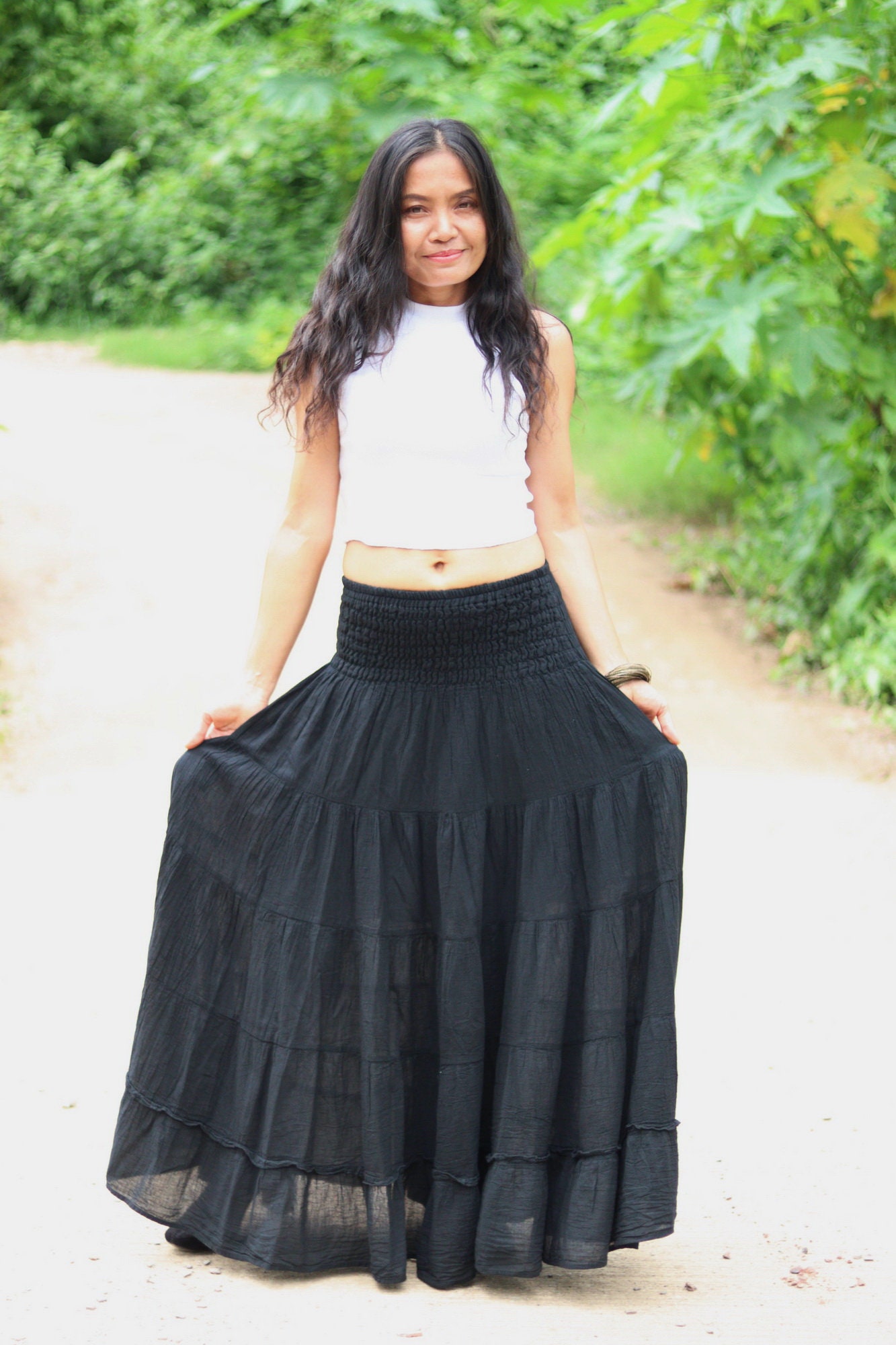 Long Skirt / Maxi Skirt / Long Boho Skirt / Full Length Skirt | Etsy
