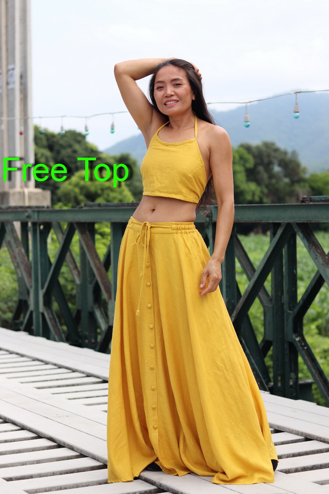 Maxi Skirt / Long Skirt / Boho Skirt / Modest Skirt / Boho Etsy