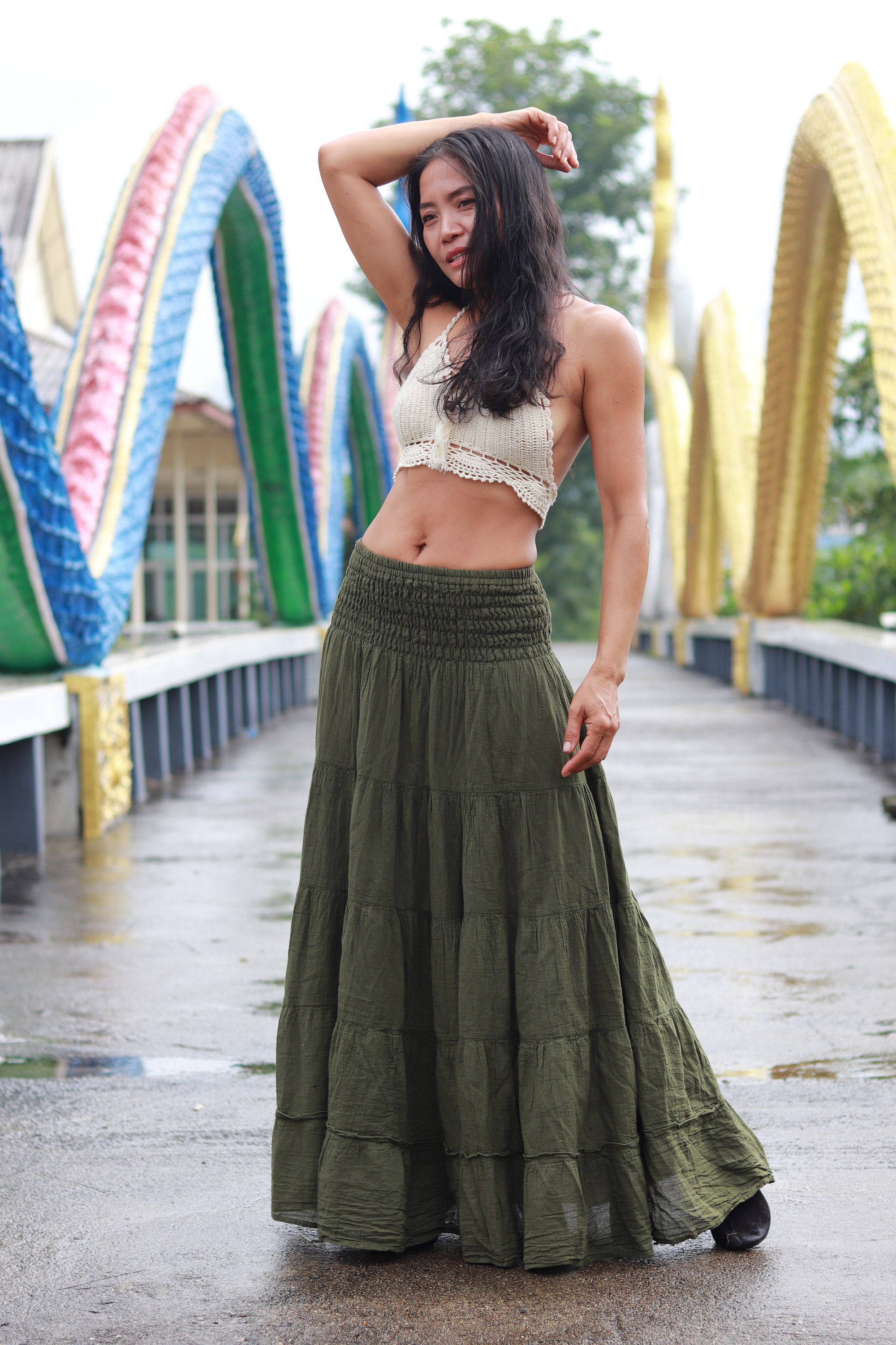 Boho maxi skirt 90 store