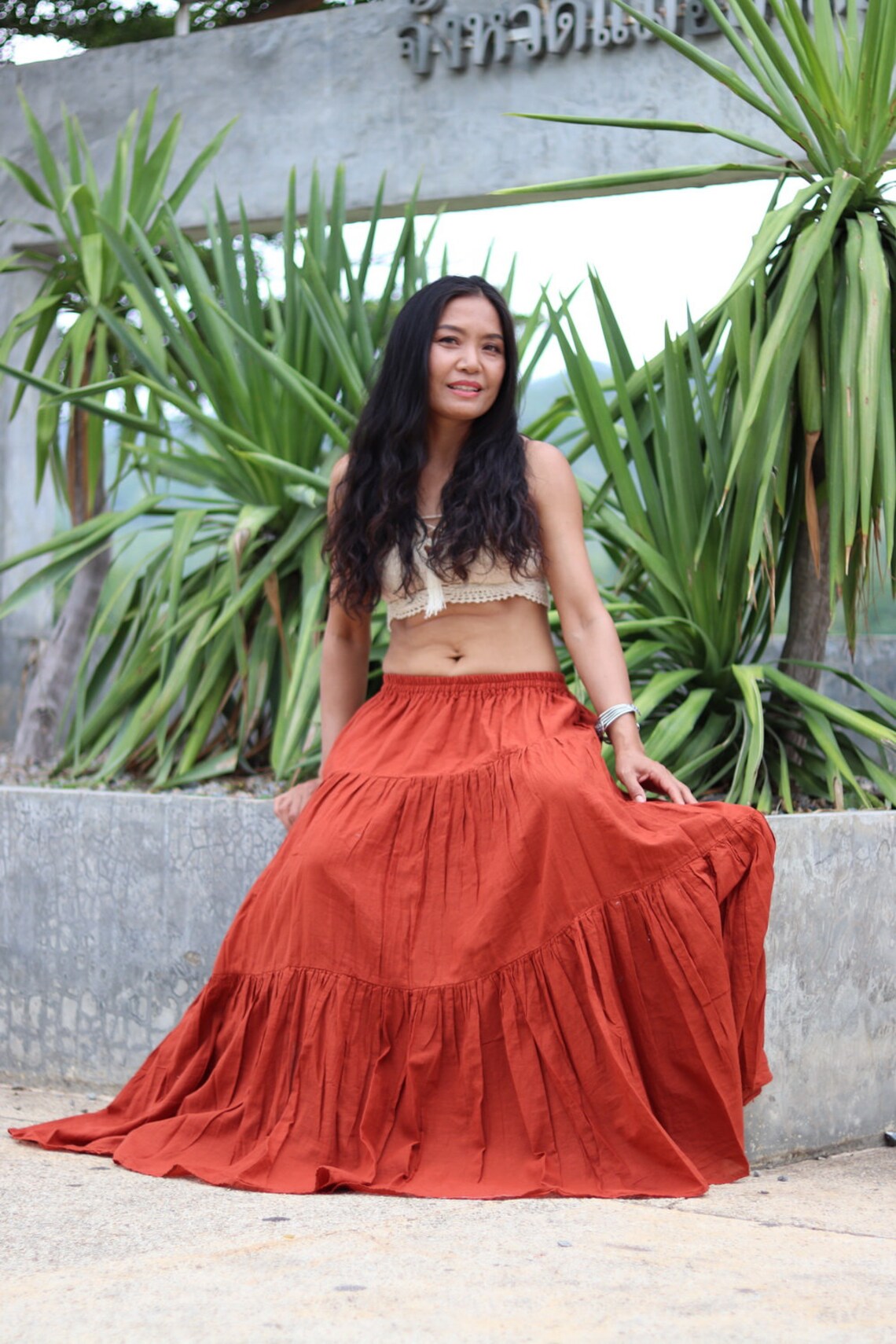 Long Skirt / Long Boho Skirt / Maxi Skirt / Full Length Skirt Etsy