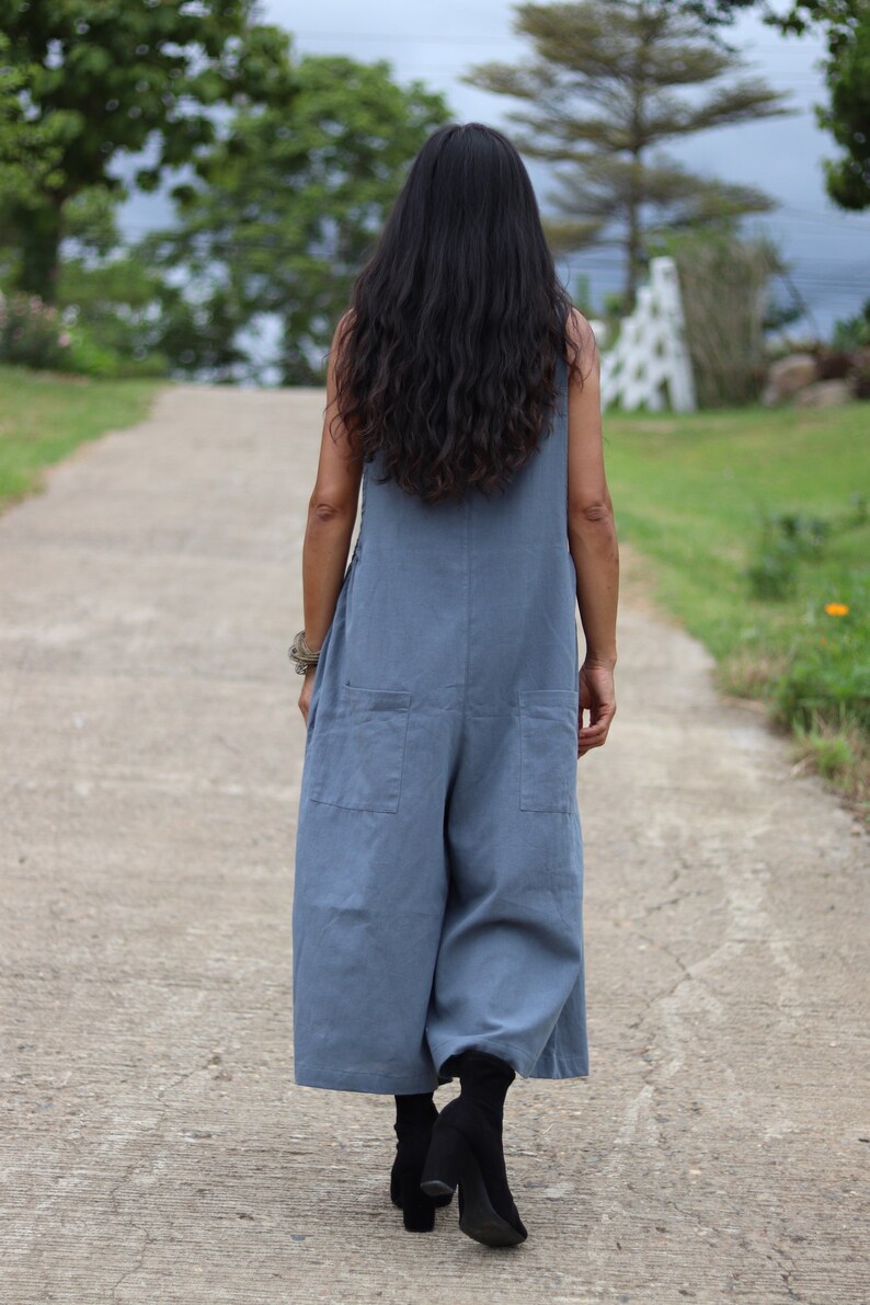 Jumpsuit / Dungarees / Boho Dungarees / Jumpsuit Plus Size Etsy