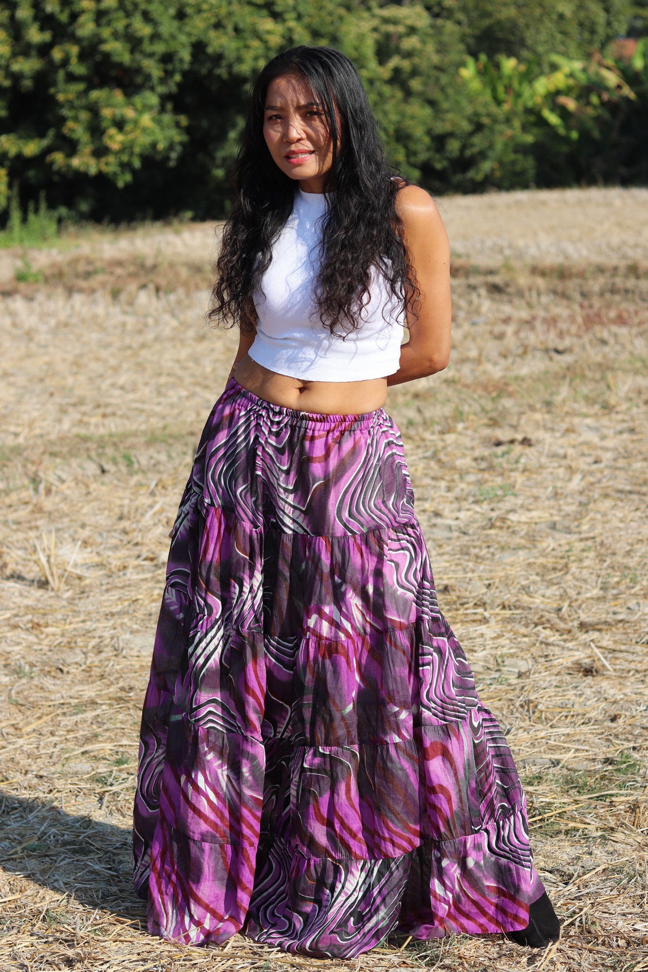 Long Skirt / Long Boho Skirt / Maxi Skirt / Full Length Skirt - Etsy