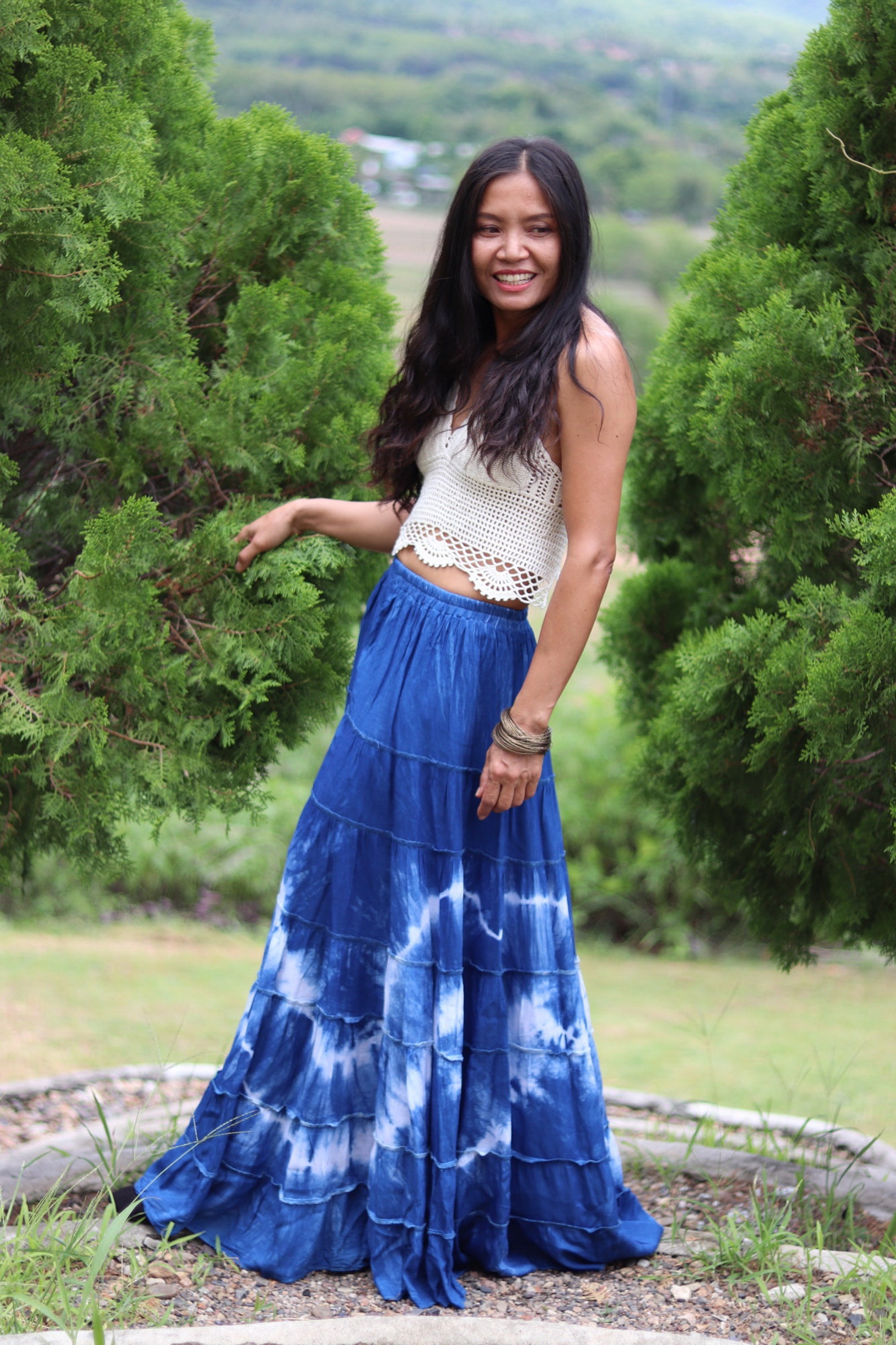 Boho Skirt / Maxi Skirt / Maxi Boho Skirt /modest Skirt / Etsy