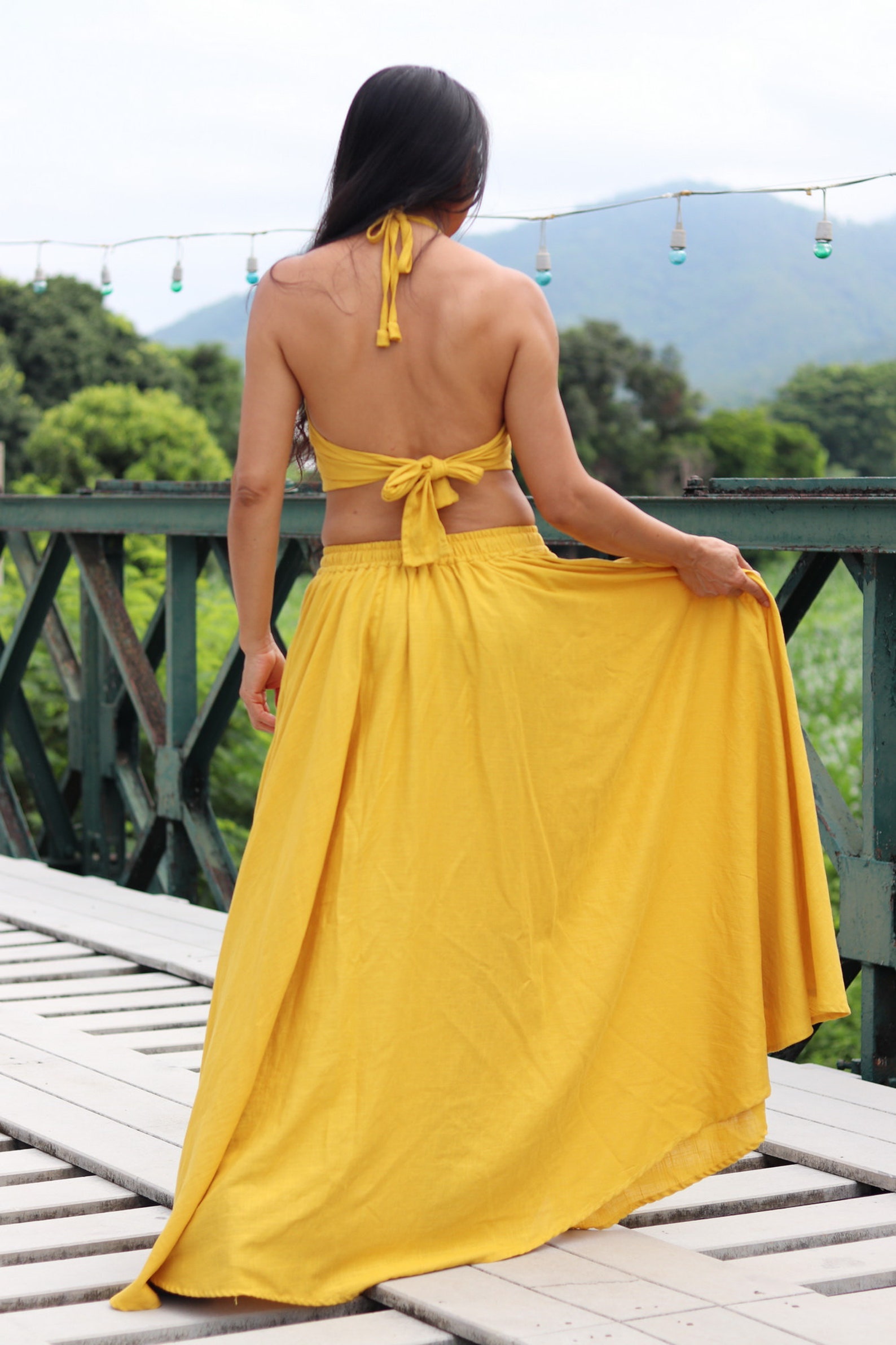 Maxi Skirt / Long Skirt / Boho Skirt / Modest Skirt / Boho Etsy