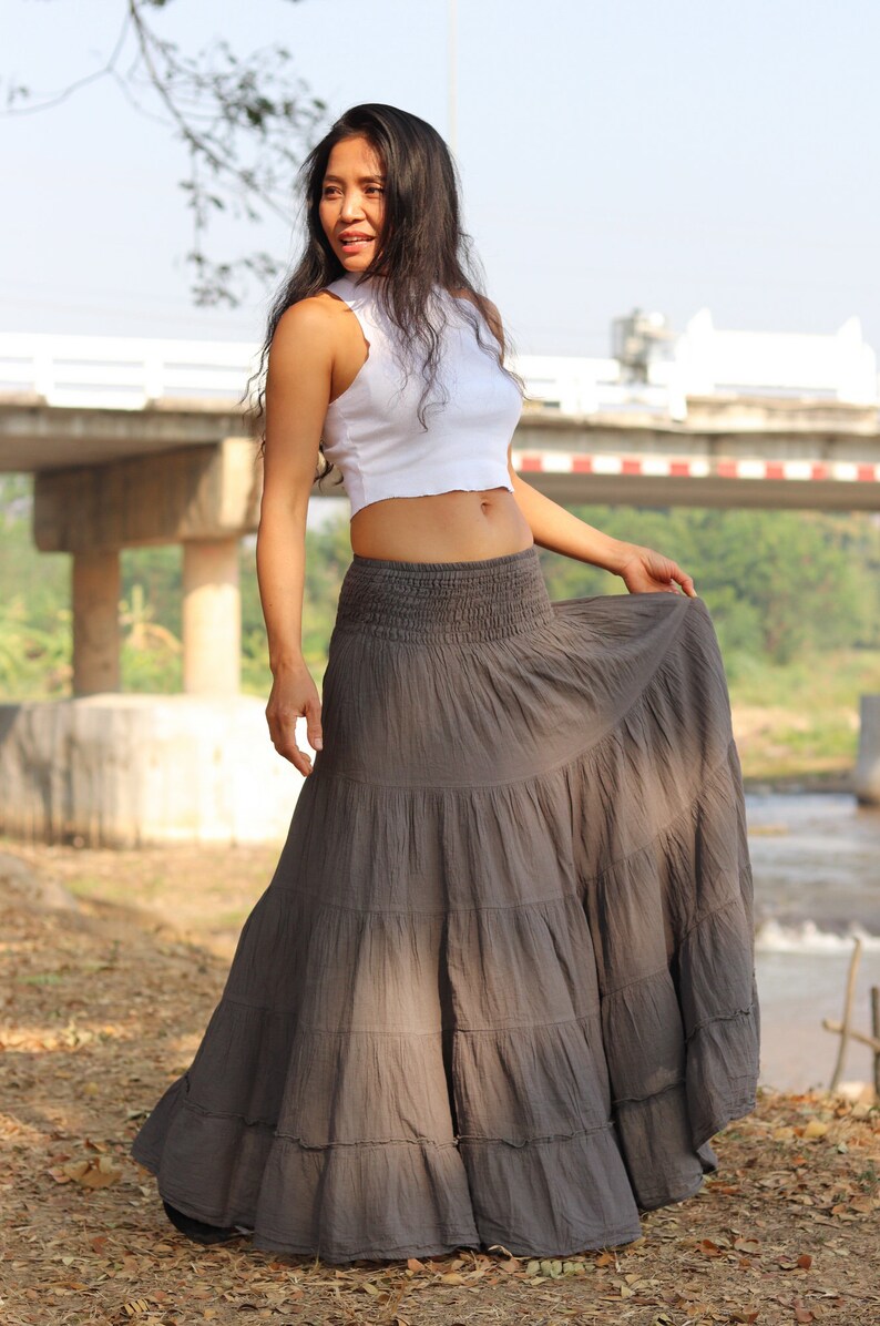 plus size boho skirts