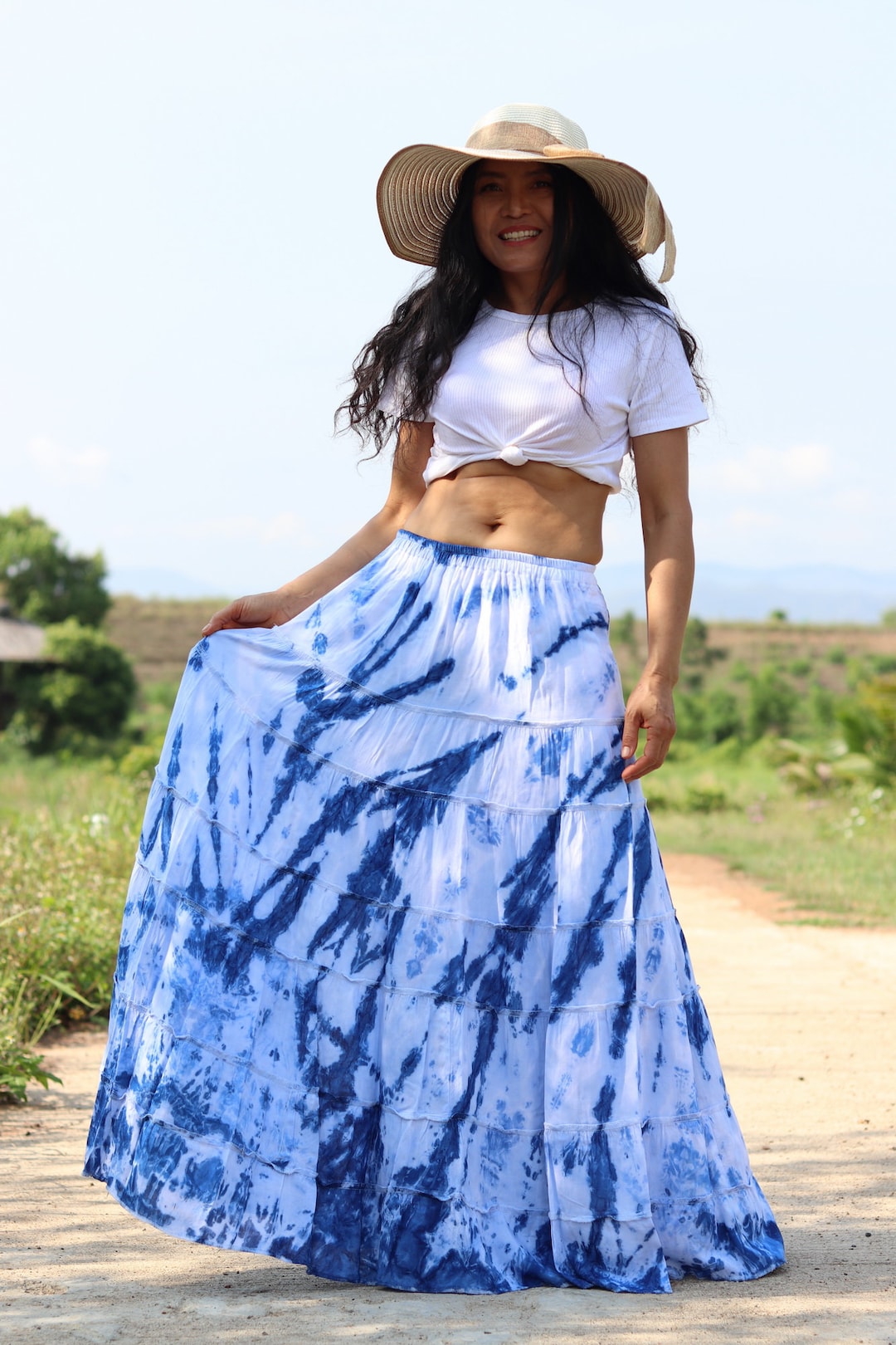 Boho Skirt / Maxi Skirt / Maxi Boho Skirt /modest Skirt / - Etsy