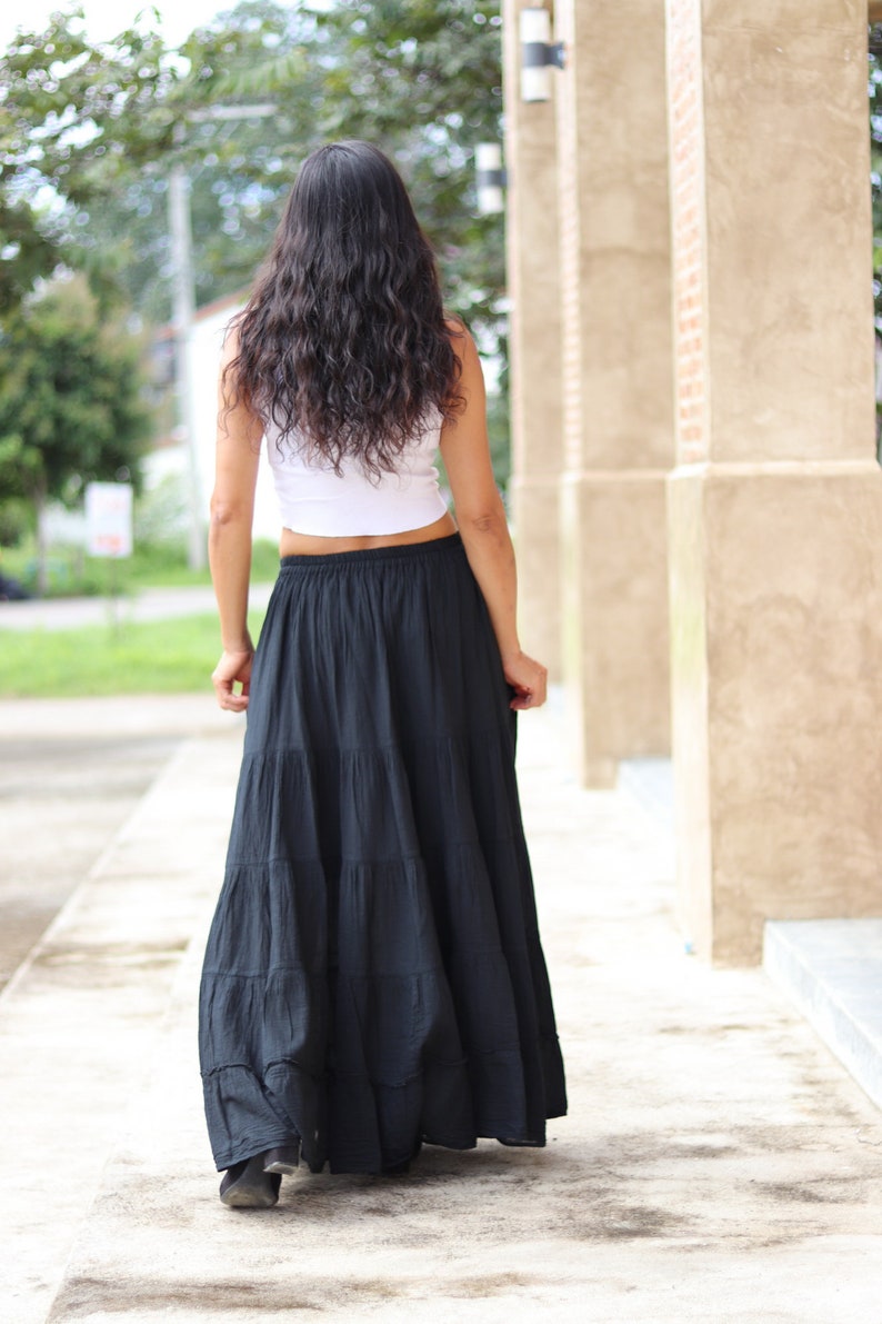 Long Skirt / Long Boho Skirt / Maxi Skirt / Full Length Skirt | Etsy