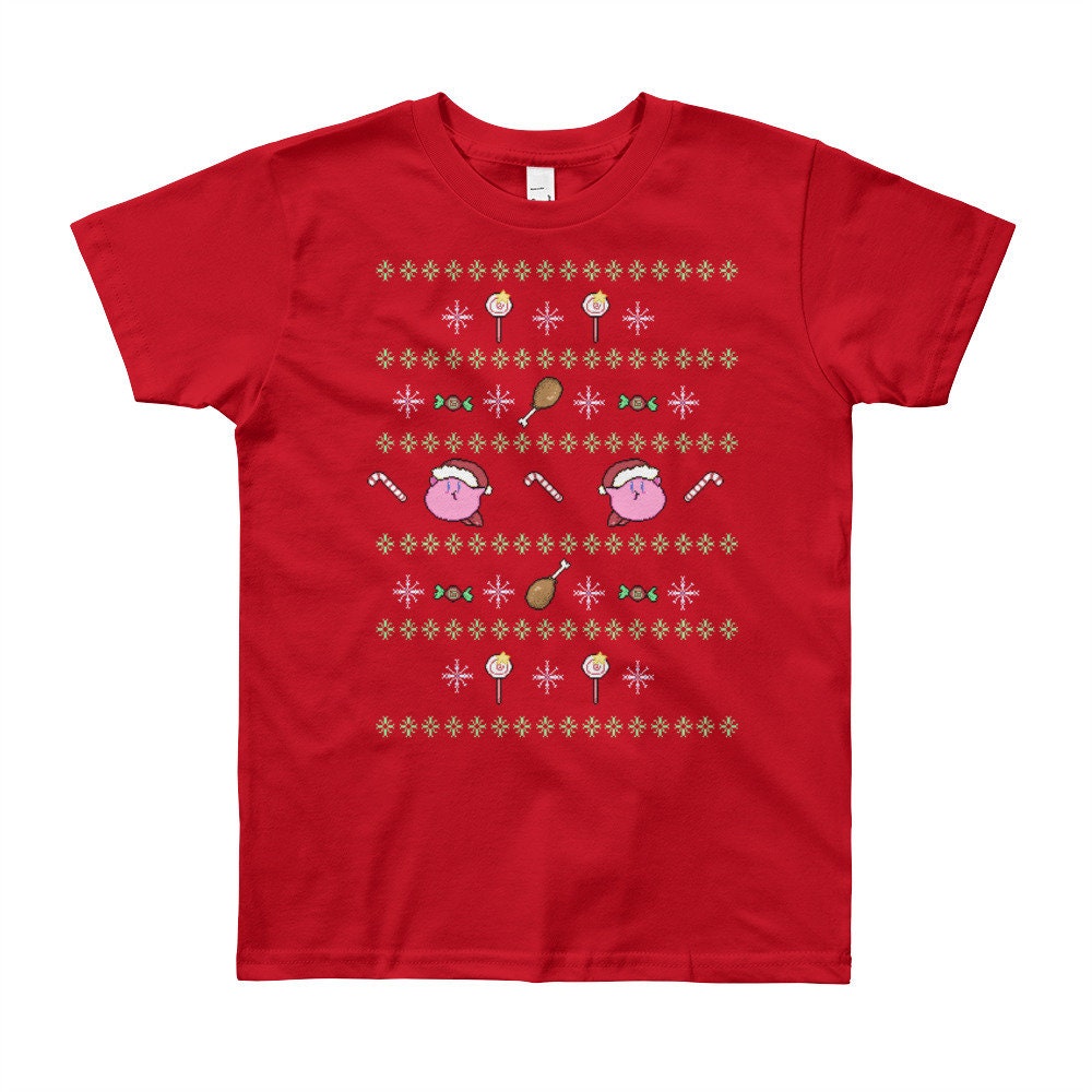 Kirby Ugly Christmas Sweater Tshirt Etsy Canada