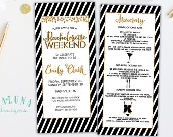 Free Hen Party Itinerary Template