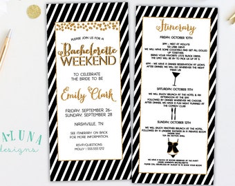 Free Hen Party Itinerary Template