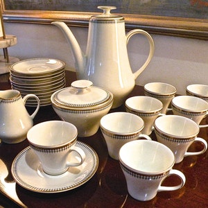Elegant PMR Bavaria Demitasse Service for Eight