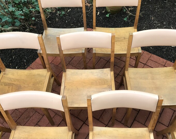 Table for 16 Vintage Gunlocke Library Chairs so Suitable for Dining Etsy