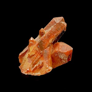 Red Hematite Included Quartz from the Orange River in Namibia