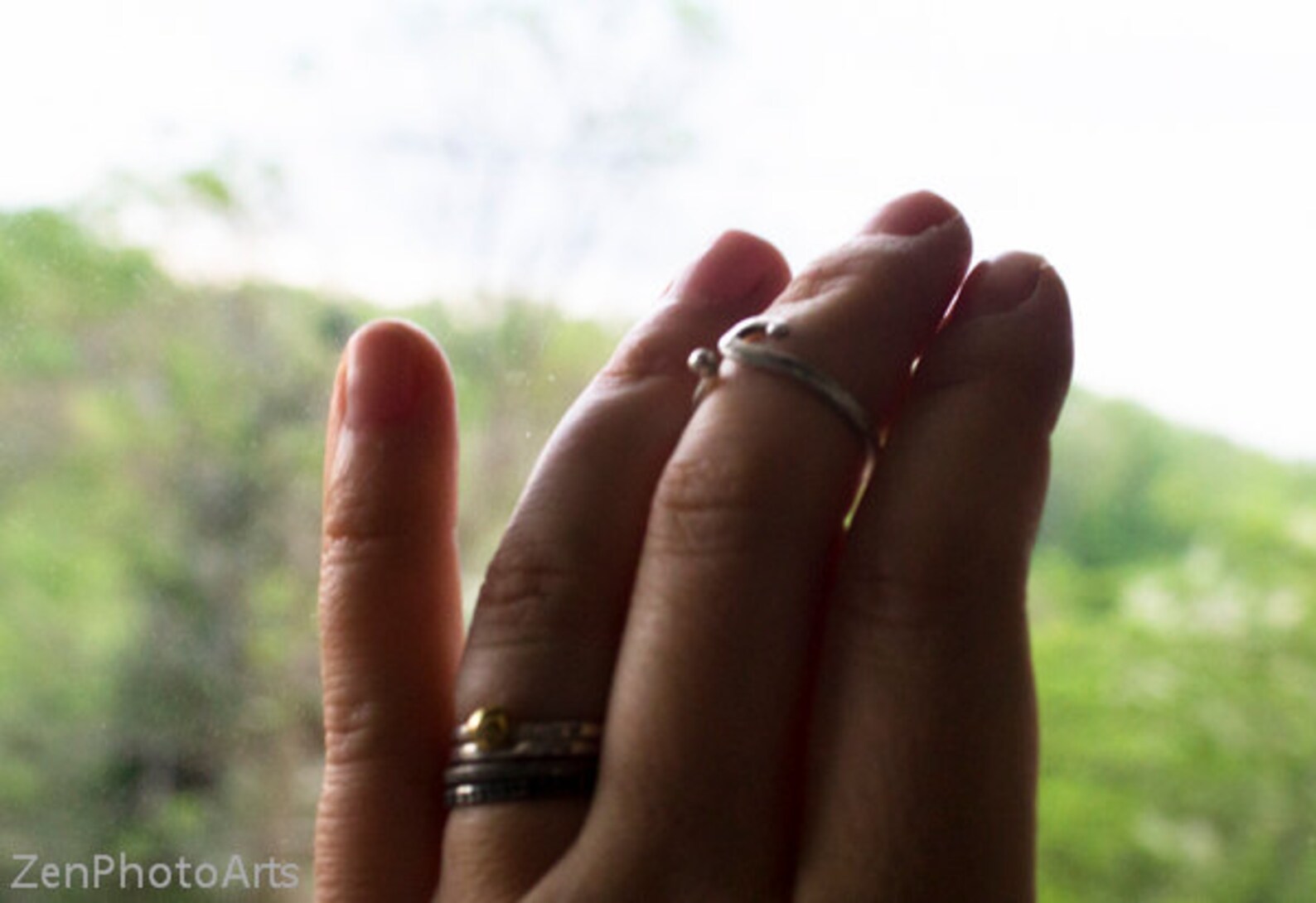 Stacking silver ring adjustable stacking ring simple stacking Etsy