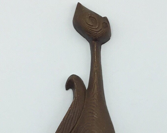 Vintage Sexton Metal Wall Art Cat Etsy