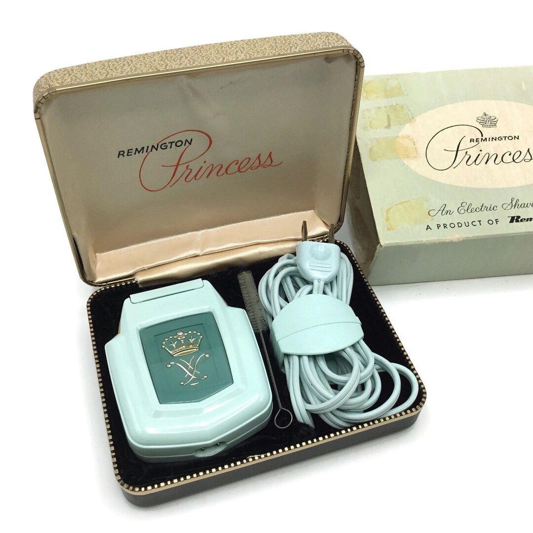 Vintage Remington Princess Electric Shaver * Complete - Etsy