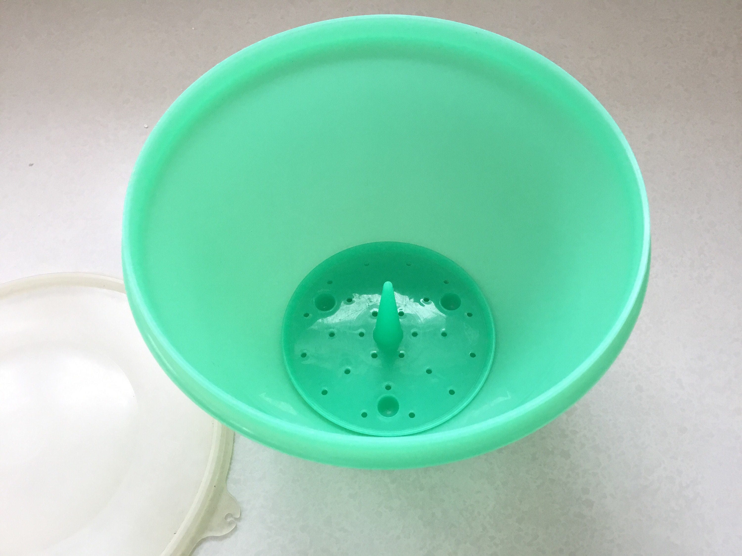TUPPERWARE LARGE LETTUCE Keeper, with Corer $24.00 - PicClick AU