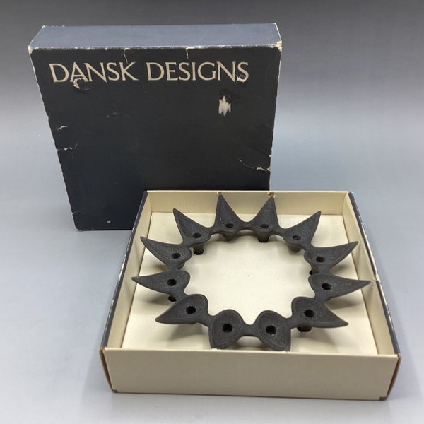 DANSK Tiny Taper Candle Holder with Box * STARCLUSTER No. 1706 * Jens Quistgaard