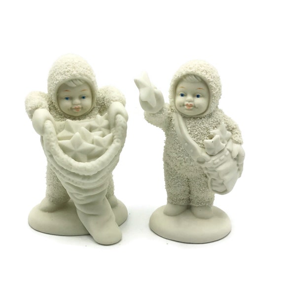 Vintage Department 56 Snowbabies “ With Hugs & Kisses” Ornament