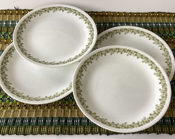 Vintage Corelle Spring Blossom Luncheon Plate Set of 4