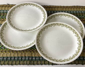 Vintage Corelle Spring Blossom Luncheon Plate Set of 4