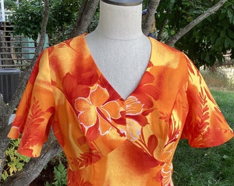 Vintage Hawaiian Dress - Etsy Vintage Hawaiian Dress - Etsy