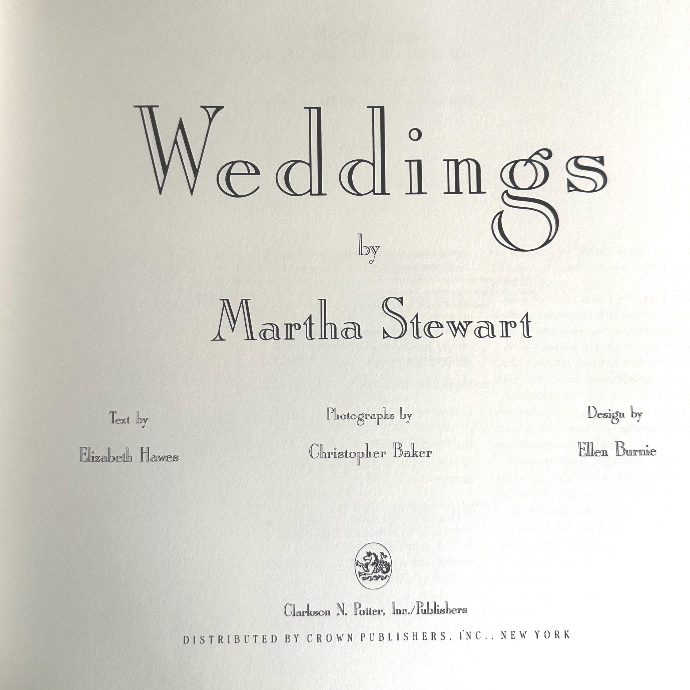 Collectible Vintage Martha Stewart Weddings Book - Etsy