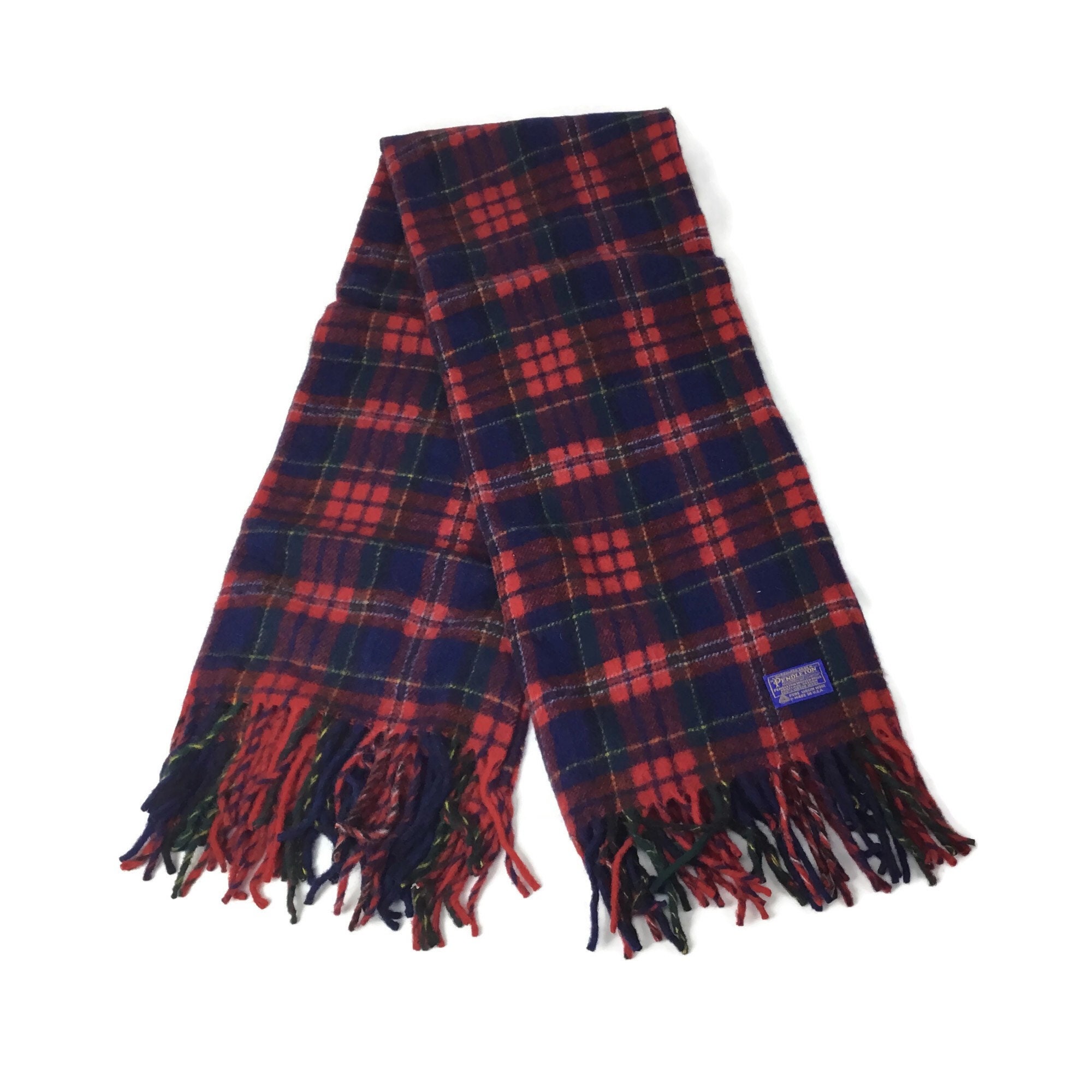 Pendleton Woolen Mills Throw Classic Wool Plaid Robe in a Etsy