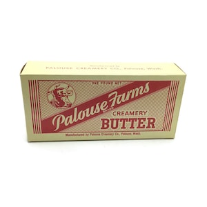 Vintage Palouse Creamery Butter Package * Dairy Ephemera