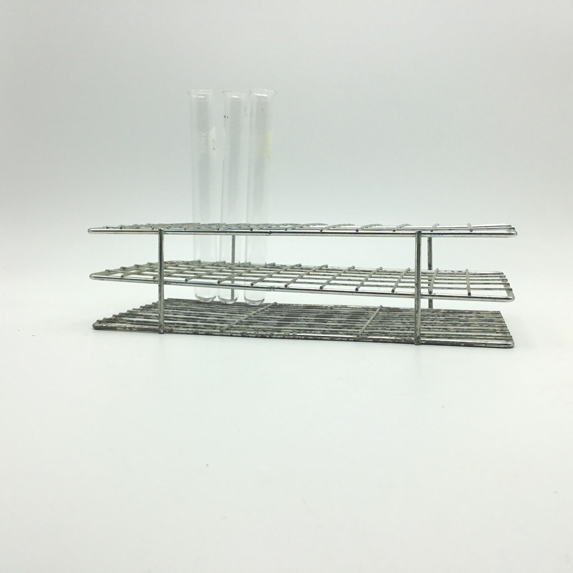 Metal Scientific Test Tube Rack with 3 Vials Etsy
