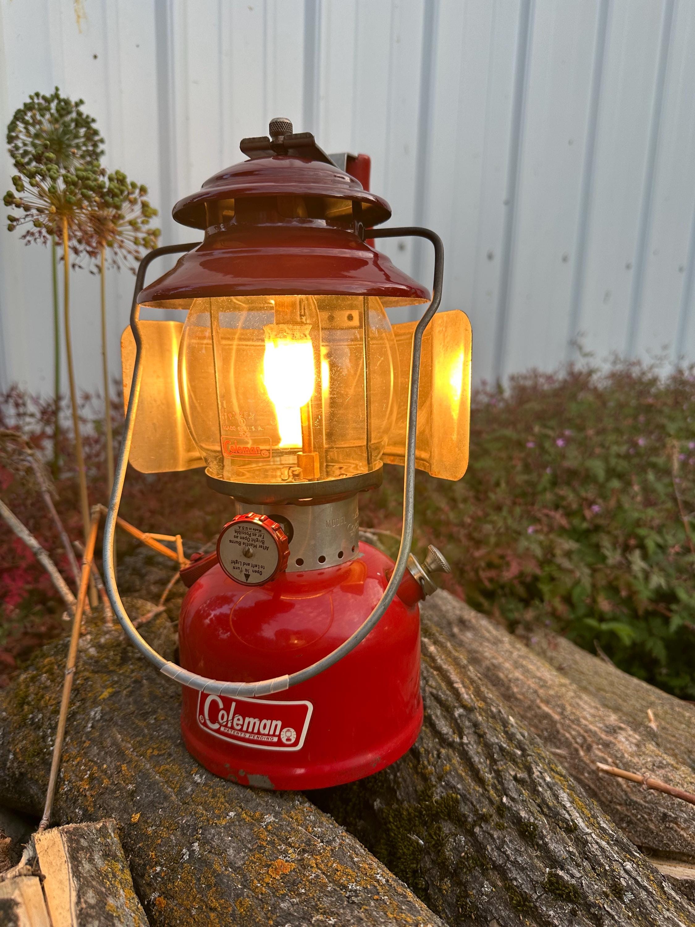 Vintage Red Coleman Lantern - Etsy
